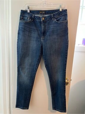 Lee Women's Skinny Jeans in Dark Blue Wash